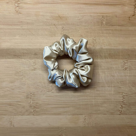 MLV Gold Satin Scrunchie (Small)
