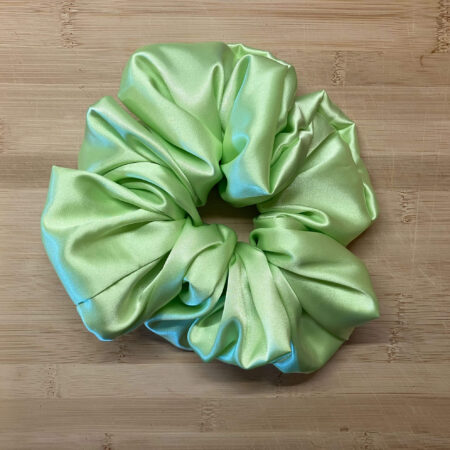 MLV Lime Green Satin Scrunchie (XL)