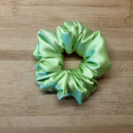 MLV Lime Green Satin Scrunchie (Large)