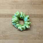 MLV Lime Green Satin Scrunchie (Small)