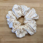 MLV White Polka Scrunchie (XL)