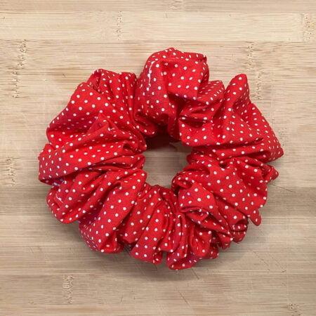 MLV Red Polka Scrunchie (XL)