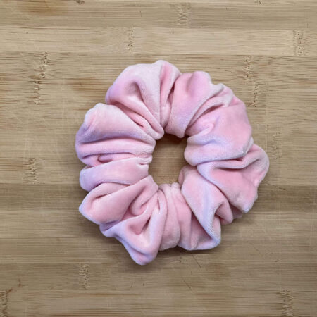 MLV Baby Pink Velvet Scrunchie Medium