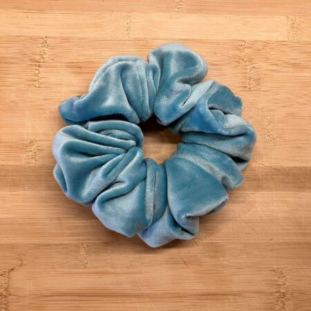 MLV Baby Blue Velvet Scrunchie Medium