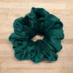 MLV Forest Green Velvet Scrunchie (XL)