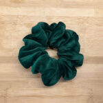 109-Forest-Green-Velvet-Medium-Scrunchie