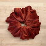 MLV Rust Velvet Scrunchie (XL)