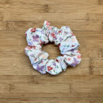120-White-Rainbow-Flowers-Medium-Scrunchie