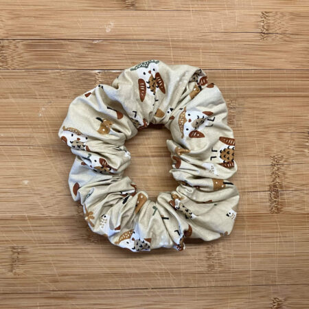 MLV Ecru Owls Scrunchie Medium